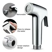 Shower Head Hose Sprayer Kit Hand Held Bidet Toilet Spray Shattaf