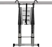 Telescopic Ladder Telescopic Ladders Multi-Purpose Extendable Ladder Telescopic Ladder Extension Telescoping Ladder with Hooks Heavy Duty, 5m/6m/7m/8m Portable Multi-Purpose Engineering Leve