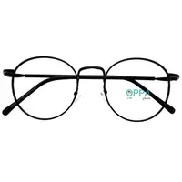 在飛比找蝦皮購物優惠-韓國男士女士眼鏡框 OPPA OP02 FBL 黑色圓形時尚