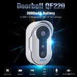 ESCAM DOORBELL QF220 超長待機帶電門鈴 960P高清鏡頭監控攝像頭