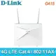 D-Link 友訊 G415 4G LTE Cat.4 Wi-Fi 6 AX1500 無線路由器分享器