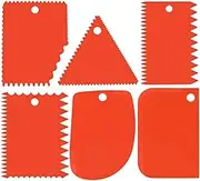 PZRT 6pcs Plastic Clay Scraper Set Scraping Handle Carved Soft Clay Sculpture Knife Industrial Clay Scraper Sculpture Tool Pottery Tools