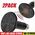2PCS Infrared Ceramic Heat Lamp Bulb For Reptile Pet Chicken Brooder