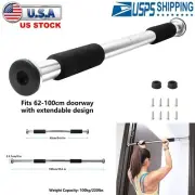 Chin Pull Up Bar Heavy Duty Exercise Doorway Fitness Multi Function Home Gym