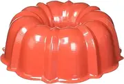 Nordic Ware Formed Bundt Pan, 12 Cup, Assorted Colors,Red