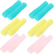 12pc Set Nail Art Scissor Handle Covers Cuticle Scissor Handle Sleeves Non-slip Silicone for Easy Storage