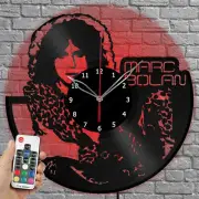LED Vinyl Clock Marc Bolan LED Light Vinyl Record Wall Clock Home Decor 2025