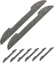 HEALEEP 8pcs Car Side Mirror Edge Guards Collision and Scratch Protection for Vehicle Mirrors Stylish Bling Accessories for Enhanced Car Appearance and Comprehensive Protection