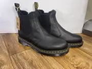 Dr. Martens 2976 Fur Lined Chelsea Boots New With Box Mens 10 / Women’s 11