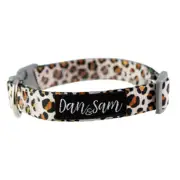 Dan & Sam Adjustable Polyester Webbing Collar For Dogs - Wild One 1 X Small