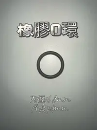 在飛比找Yahoo!奇摩拍賣優惠-內徑16.8mm厚度2.4mm【橡膠人】O型圈 密封圈 橡膠