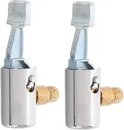 JUMPLAWN Brass Tire Chuck Air Pump Connector Locking Air Chuck Tire Inflator Adapter Hose for Universal Car