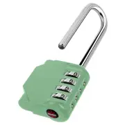 CL21KG 2.6 Inch Long Shackle Combination Lock, 4 Digit Combination Padlock Se...