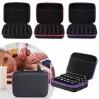 Storage Perfume Box Hard Shell Essential Oil Case Storage Bag 5-10ml 30 Bottle