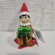 Elf on the Shelf Candy Holder Container Refillable Elf Sitting Christmas New