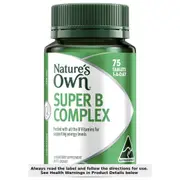 Nature's Own Super B Complex 75 Tablets