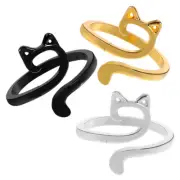 3 Pcs Circular Knitting Needles Crocheting Supplies Cat Ears Ring