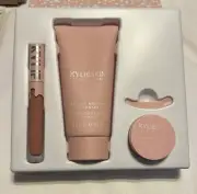 Kylie Jenner KylieSkin By Glam Beauty Kit Makeup Melting Cleanser, Scrub & Lip
