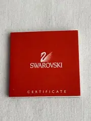 Swarovski Certificate of Authenticity Large Red 2 7/8” Increases Value