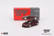 Minigt Bugatti EB110 Gt Dark Red Metallic 1:64 Diecast Modeling