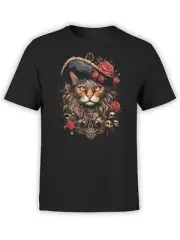 FANTUCCI Unisex T-Shirts | Majestic Feline Overlord T-Shirt | 100% Cotton