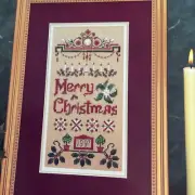 Merry Christmas cross Stitch Chart By Elizabeth’s Designs