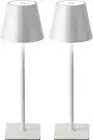 2 Pack Cordless Table Lamp, Portable LED Desk Lamp, 5000Mah Battery Operated, 3