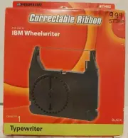 Porelon 11463 IBM Wheelwriter 3, 5, 6 Correctable Mylar Black Typewriter Ribbon
