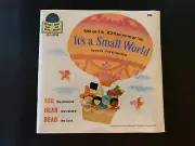 VTG Walt Disney It's a Small World See Hear Read Along Book Vinyl SEALED (1978)