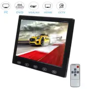 7" PC Screen LCD CCTV Monitor AV/RCA/VGA/HDMI 1080P for DSLR Raspberry Pi