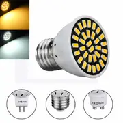 MR16 E27 GU10 LED Light Bulbs 5733 SMD 18 320LM Pure White Warm White Spot Lightt AC220V 3W E27 WARM WHITE