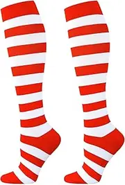 [GERINLY] Compression Socks for Women Best Support for Nurses Running Hiking Sports Travel