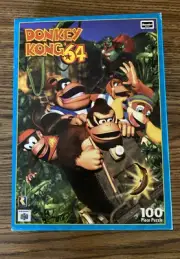 Nintendo 2000 Donkey Kong 64 100 Piece Jigsaw Puzzle Factory Sealed