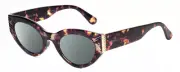 Kendall+Kylie ALEXANDRA Cat Eye Polarized Sunglasses Violet Tortoise 49 mm 4 Opt