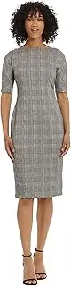 [Maggy London] Women's Sophisticated Arch Shoulder Sheath Career Workwear Office