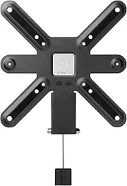 One For All WM6221 Ultra Slim TV Wall Bracket Mount Screen size 13-42 Inch - For All types of TVs (LED LCD Plasma) 15A Tilt Feature Max Weight 40kgs VESA 75x75 to 200x200, Free Toolbox app Black White