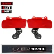Rear Reflector Red Bumper Pair RH LH Fit Honda CRV CR-V 2015-2016 LX (for: Honda)