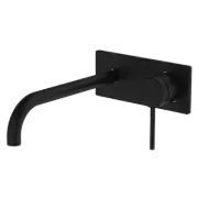 20% OFF BRAND NEW Abey POCO WALL BASIN/BATH SET 220MM BLACK FINISH