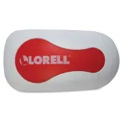 Lorell Rare Earth Magnet Board Eraser - Magnetic - Red, White - Plastic