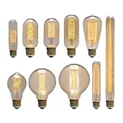 Edison Light Bulb E27 40w 220v Retro Vintage Edison Bulb Incandescent Ampoule Bulbs Vintage Edison Lamp Retro Light T45 L 1PCS