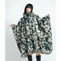 在飛比找Yahoo!奇摩拍賣優惠-日本KIU 64141 迷彩花朵 空氣感雨衣/親子雨披/防水