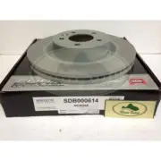 LAND ROVER FRONT BRAKE ROTOR DISC PAIR SET LR3 RANGE SPORT SDB000614 AKEBONO (for: Land Rover)