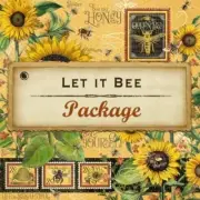 GRAPHIC 45 "LET IT BEE" BUNDLE 12X12, 8X8 EMBELLISHMENTS RETIRED SCRAPJACK'S