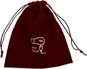 Drawstring Hair Dryer Bag Portable Storage Pouch for Travel Home Lightweight Organizer for Hairdryers Jewelry Items Chic Design