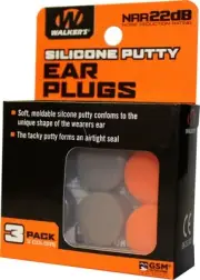 Walker's Silicone Ear Plug, Orange/Flat Dark Earth, 5 Pairs GWP-SILPLG-OFDE
