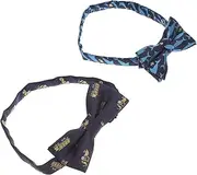 [VALICLUD] Kids Bow Ties 2 Pack Bow Ties for Boys Pre-tied Bowties Adjustable Clips for Formal Outfits