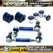 Front SuperPro Control Arm Sway Bar Bush Kit for Isuzu D-Max 8DH 2007-2012