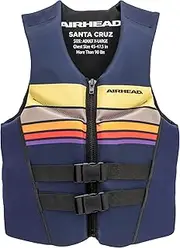 Airhead Santa Cruz Life Vest Multiple Sizes - Swim Vests for Adults, Children & Youth - Kwik Dry Neolite Fabric - USCG Approved