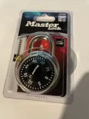 Master Lock Anti-Shim 3-Digit Combination Lock #1500D Black