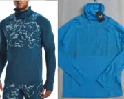 NWT UNDER ARMOUR OutRun The Cold Funnel Reflective Running Top 1373212-419 M